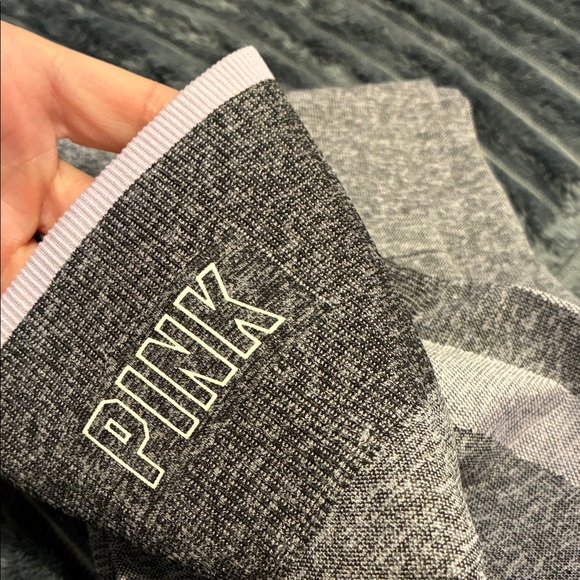 VS PINK Seamless Grey Womens Leggings - Performance Bottoms - Picture 7 of 7